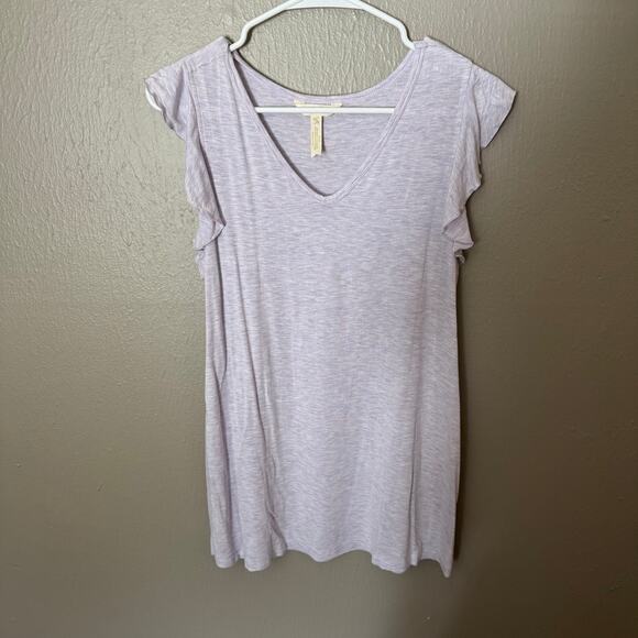 Matilda Jane Tops - MATILDA JANE Purple V-Neck Ruffle Sleeve T-shirt Size Medium comfort lightweight